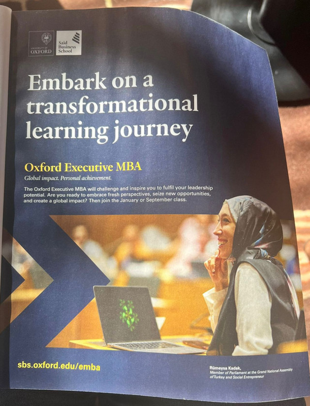 AK Parti İstanbul Milletvekili Oxford'un yeni reklam yüzü oldu - Resim: 1