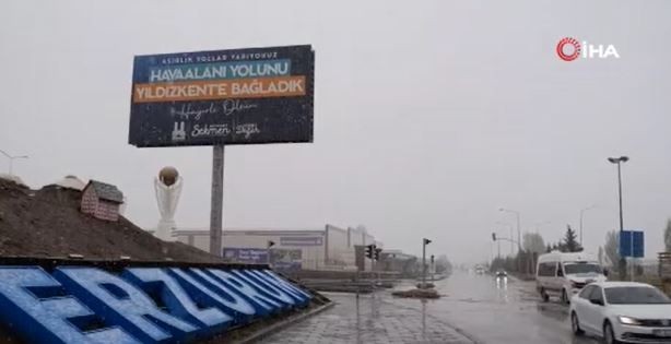 Erzurum'da mayıs ayı ortasında vatandaşları şaşırtan sürpriz! Sokağa çıkan vatandaşlar karşılarında gördü - Resim: 2
