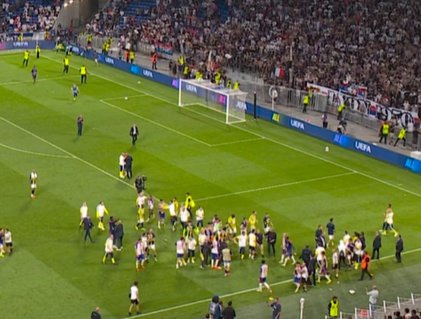 Fenerbahçe, Lyon’u devirdi! Saha karıştı, futbolcular birbirine girdi - Resim : 1