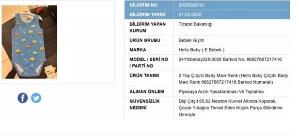 Yüzlerce aile kullanıyordu! Bebeği olanlar dikkat! Ticaret Bakanlığı yasakladı ve toplatıyor! - Resim : 1