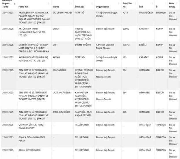 Tarım Bakanlığı tarafından 41 sahte gıda ifşa edildi! Peynirden sucuğa, kıymadan kaşara kadar çok sayıda ürün var! - Resim : 3