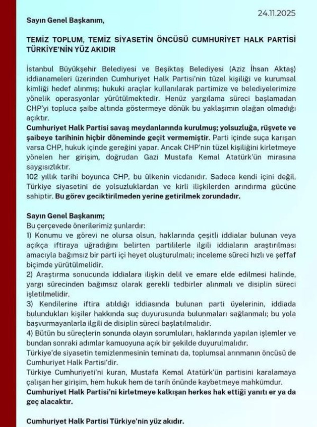 CHP'li eski vekillerden Özgür Özel'e mektuplu çağrı! 4 acil öneride bulundular - Resim : 1