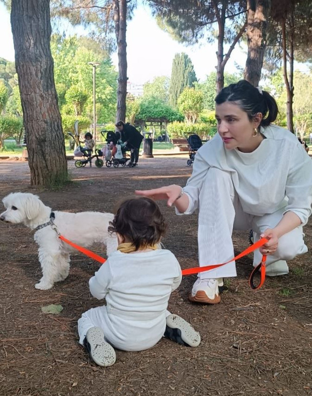 Gonca Vuslateri, minik kızı Asya Mone'nin son halini paylaştı! Beğeni yağdı - Resim: 5