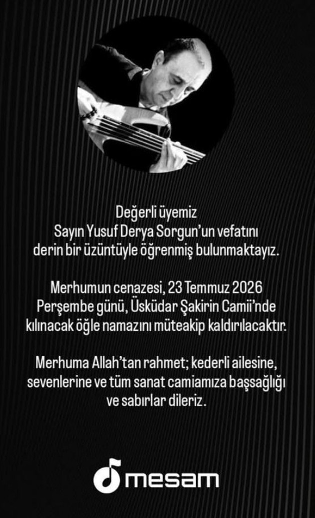 Türk Halk Müziği'nin acı günü: Yusuf Derya Sorgun hayatını kaybetti - Resim : 2