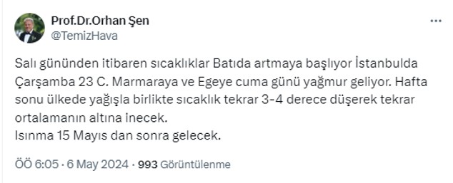 Bu hafta İstanbul'da sağ gösterip sol vuracak. Çarşamba başka, cuma bambaşka. Gözler 15 Mayıs'a çevrildi, herkes onu bekliyor - Resim : 1