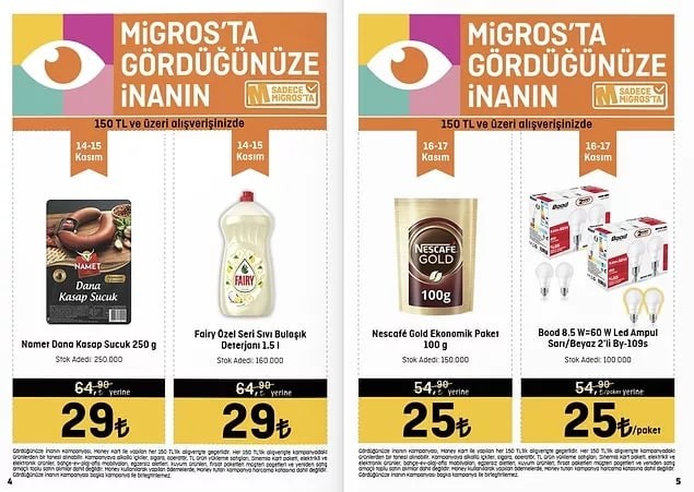 Fırsatları kaçırmayın! 1 litre ayçiçek yağı 21 TL! Migroskop kataloğu çıktı! Sınırlı bir süre için çok sayıda üründe inanılmaz indirimler! - Resim : 3