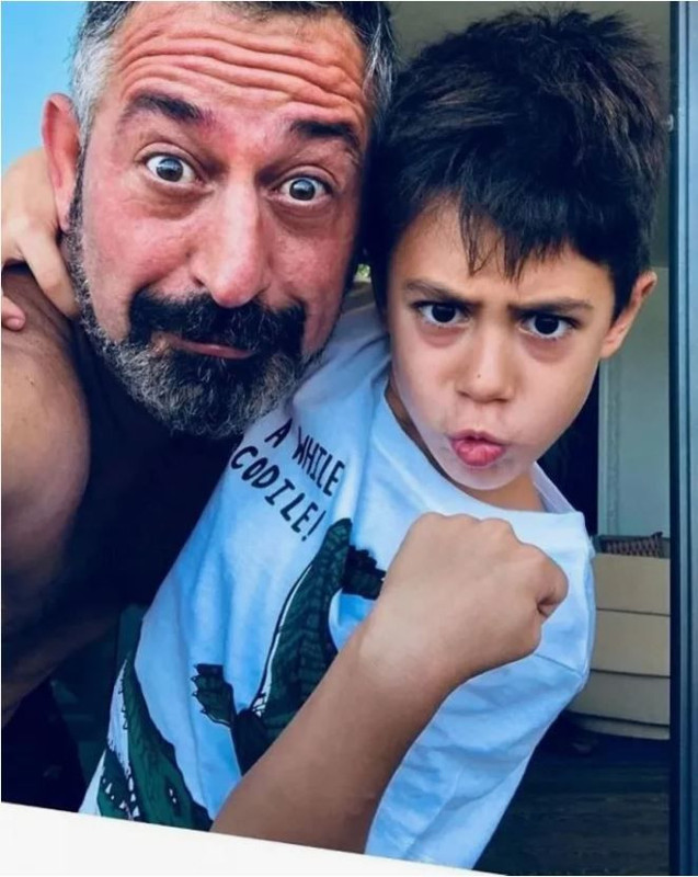 Cem Yılmaz'dan oğlu Kemal ile yeni poz! "Büyüdükçe babasına benziyor" - Resim: 4