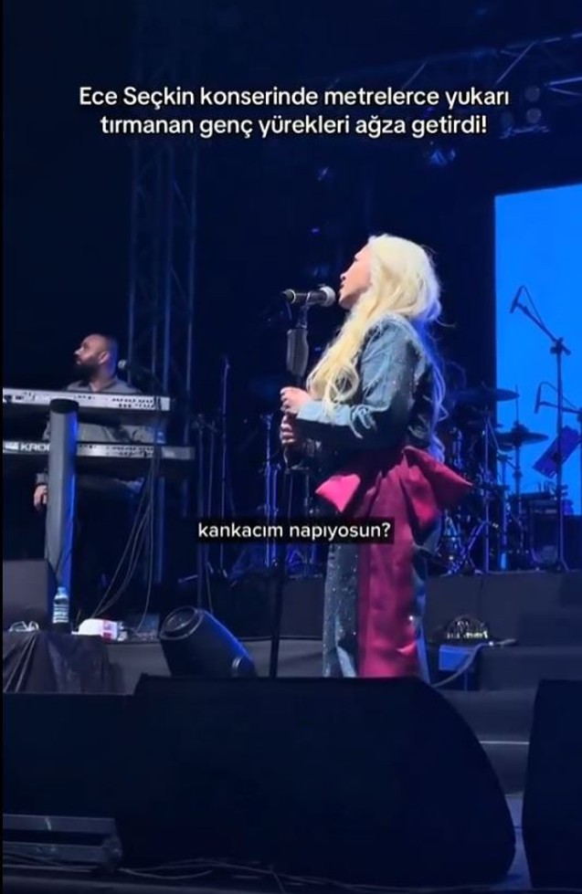 Ece Seçkin'in korku dolu anları! "Hiç komik değil, yapma yapma!" diyerek bağırdı, konserini yarıda kesti - Resim : 2