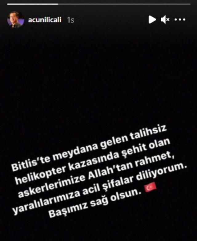 Türkiye'yi yasa boğan helikopter kazası sonrası ünlü isimlerden taziye paylaşımları… - Resim: 4