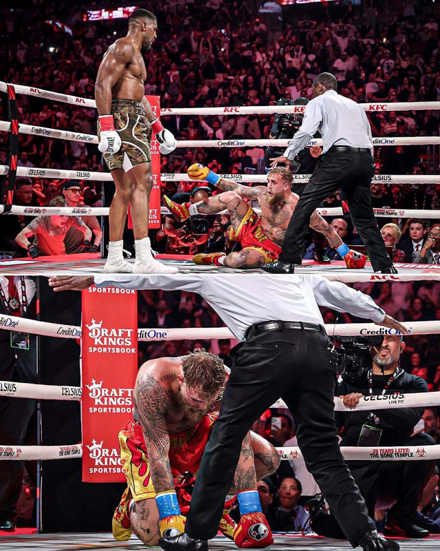 Nefes kesen maç hastanede bitti! Anthony Joshua - Jake Paul maçında kazanan belli oldu - Resim: 4