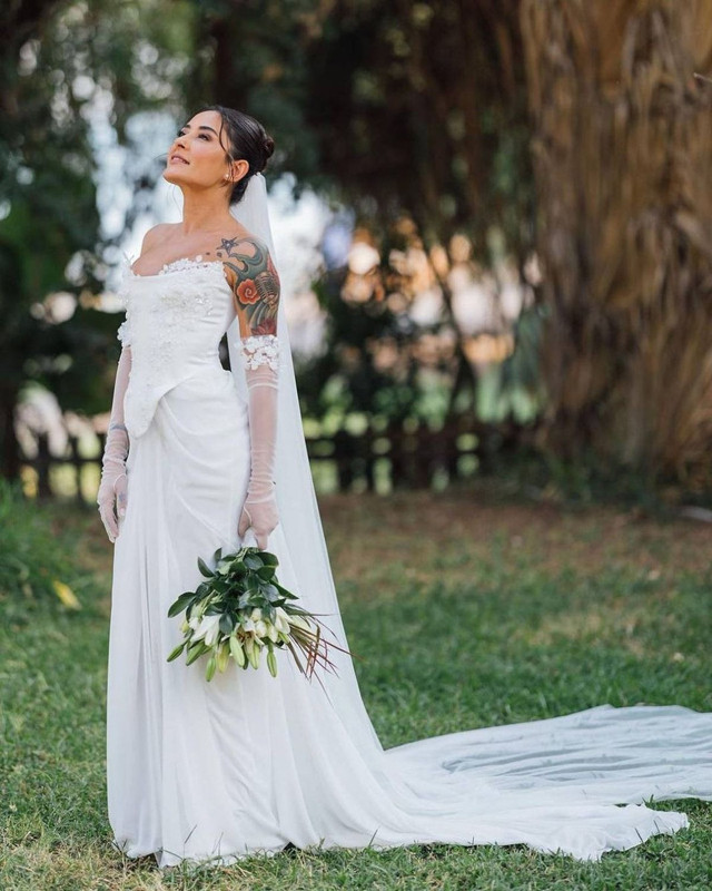 Evliliğini tek celsede sonlandırmıştı! Melek Mosso'dan duygulandıran gelinlik açıklaması - Resim: 7