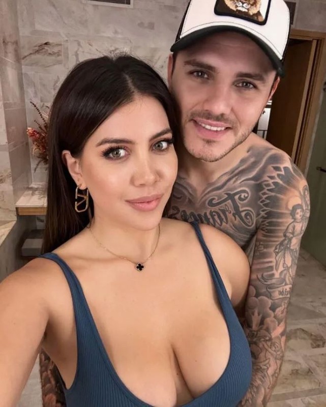 Wanda Nara'dan ortalığı kasıp kavuran paylaşım! Üstsüz bir şekilde poz verdi, o hali sosyal medyada tepki çekti - Resim: 2