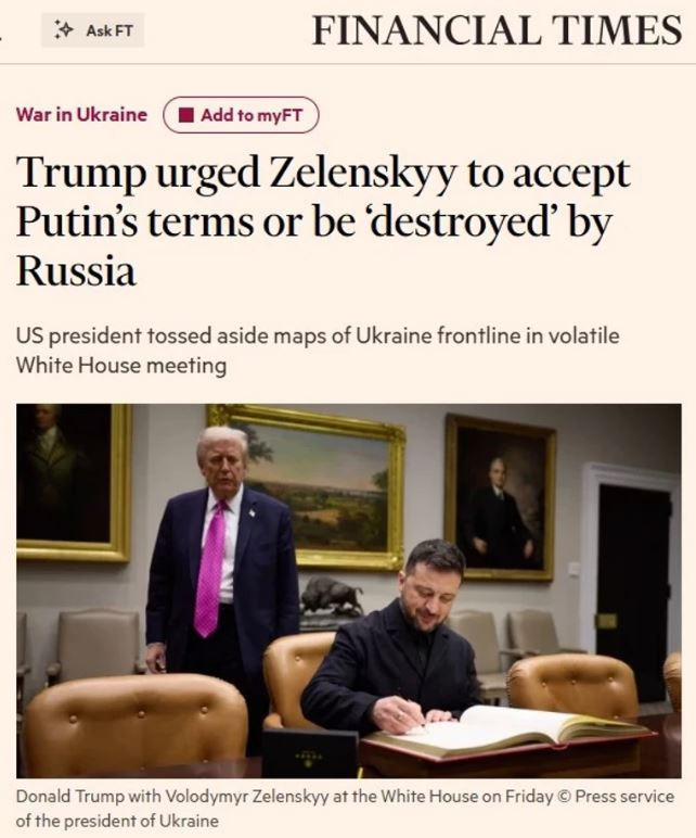 Beyaz Saray görüşmesinde gerginlik! Trump ağzını bozdu!  'Putin isterse seni yok eder' - Resim : 1