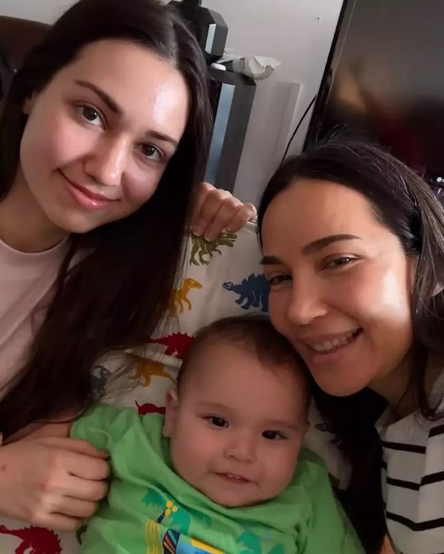 İpek Açar'dan kızı Aslı Gönül ve oğlu Ömer ile yeni paylaşım! Çocuklarının son hali dikkat çekti - Resim: 4