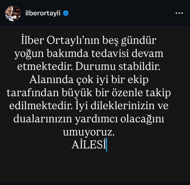 İlber Ortaylı yoğun bakıma kaldırıldı! Ailesinden açıklama geldi - Resim: 6