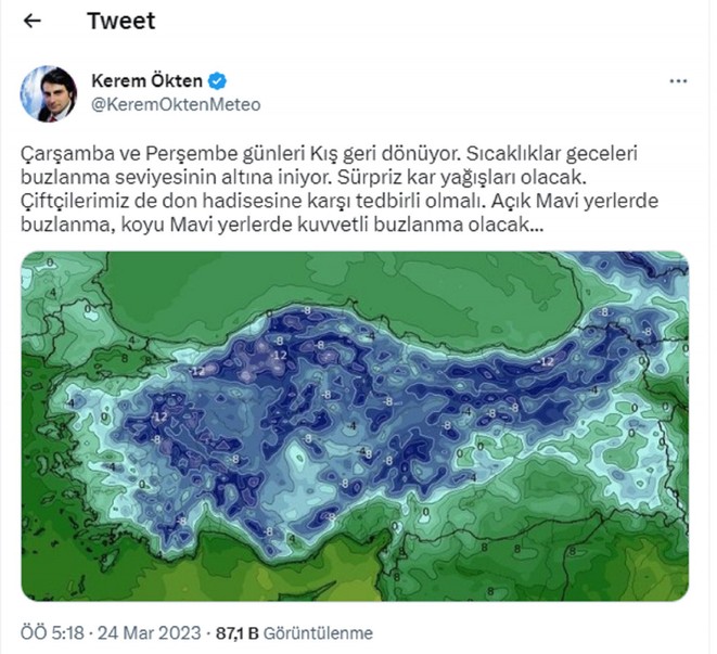 Uzman isim gün gün söyledi! Atkı ve berenizi sımsıkı takın, tir tir titreyeceksiniz… “Kış geri dönüyor, sürpriz kar yağışları olacak” - Resim : 2