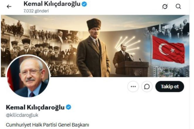 Kılıçdaroğlu X hesabını güncelledi: Kapakta “CHP Genel Başkanı” detayı - Resim : 2