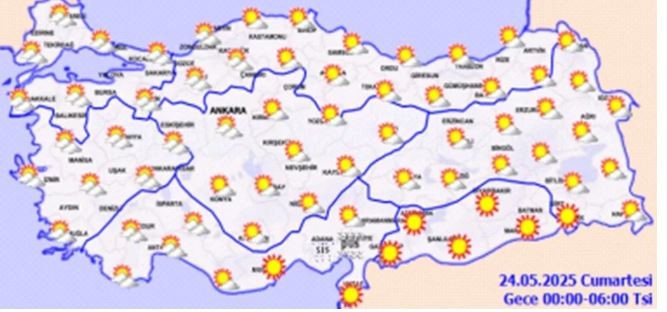 Meteoroloji uyardı! Güneş yakacak, yağmur kapıda! İşte il il hava tahminleri! - Resim : 2