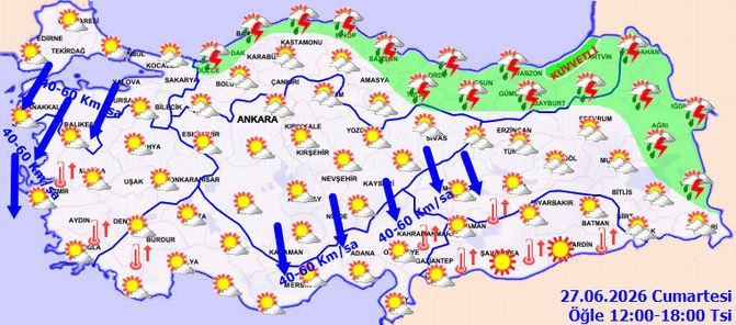 Meteoroloji uyardı: Sıcak, sağanak, fırtına hepsi aynı anda geliyor - Resim : 2