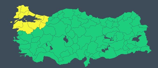 AFAD mesaj gönderdi! Meteoroloji 11 ilde sarı alarm verdi: Kuvvetli geliyor... - Resim : 3