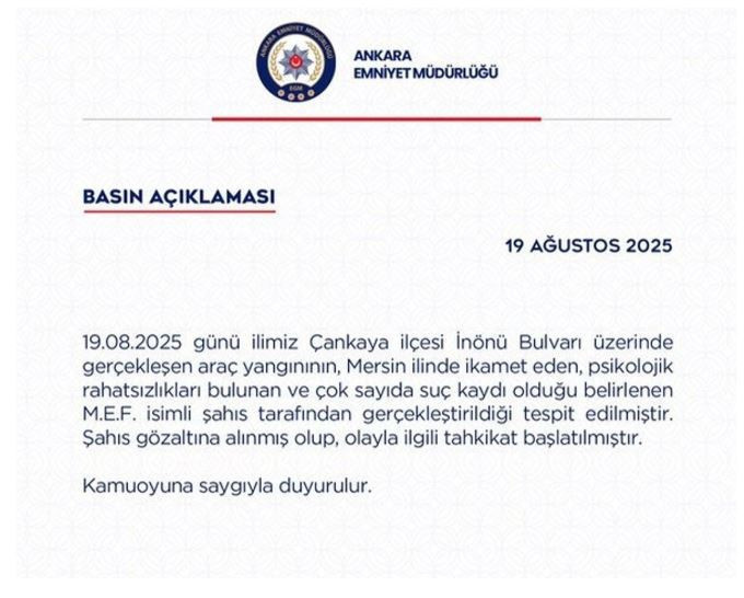 Meclis önünde 'Beyaz Toros' yakıldı! İçişleri Bakanlığı olayla ilgili detayları açıkladı! 16 suç kaydı var - Resim : 1