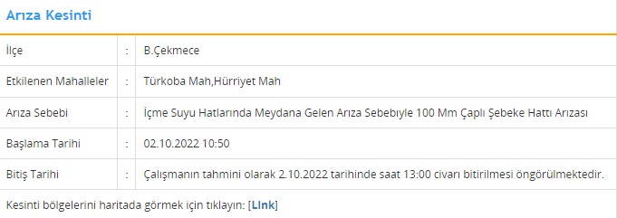 Hafta sonunuz zehir olmasın! Bu ilçelerde yaşayanlar dikkat! Sular saatlerce gelmeyecek - Resim: 2