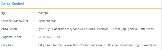 İSKİ uyardı! Bu ilçeler su depolasın! 8 Ağustos 2022 sular ne zaman gelecek? 8 Ağustos su kesintisi olan ilçeler hangileri? İSKİ... - Resim : 6