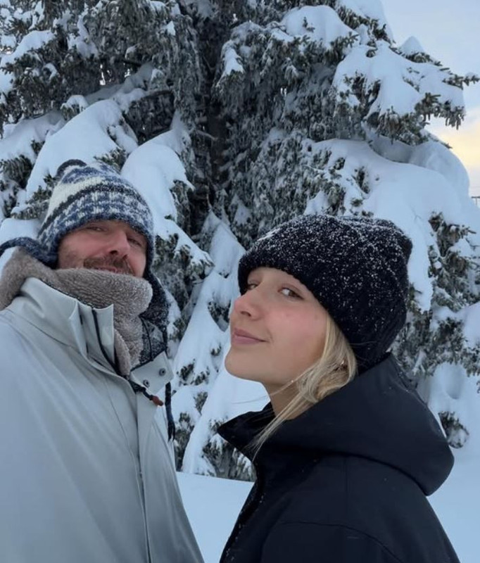 David Beckham ve kızı Harper kayak tatilinden paylaştı! - Resim: 4