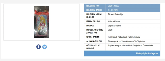 Anne babalar dikkat! Bakanlık harekete geçti! O ürün raflardan toplatılıyor - Resim : 1