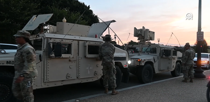 Washington sokaklarında zırhlı araçlar: Trump Ulusal Muhafızları neden görevlendirdi? - Resim : 1