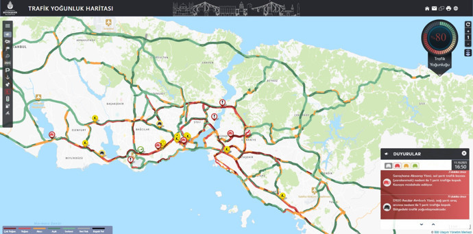 İstanbul'un bitmeyen çilesi... Sağanak yağış trafiği felç etti: Yoğunluk yüzde 80'e ulaştı - Resim : 1
