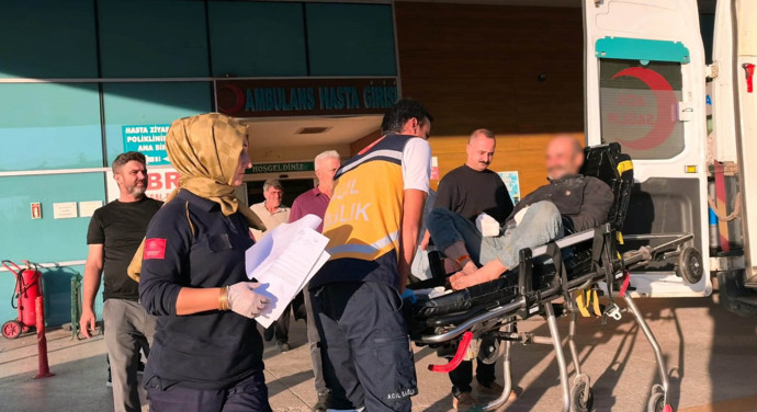 Ormanda feci kaza! 6 parmağı koptu! Sağlık ekipleri zamanla yarıştı - Resim : 1