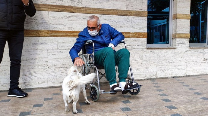 5 gündür hastane kapısında sahibini bekliyor - Resim : 2