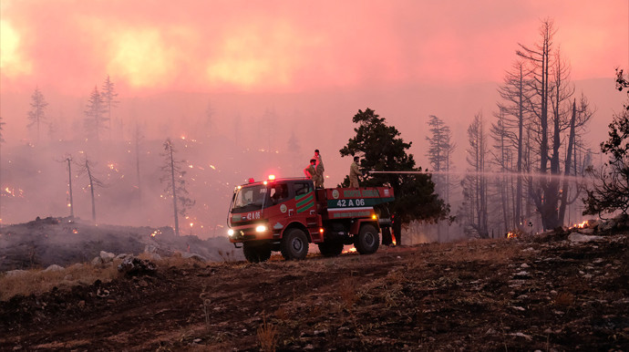 Ciğerlerimiz yanıyor! Bakan Yumaklı son durumu paylaştı: köyler tahliye ediliyor - Resim : 3