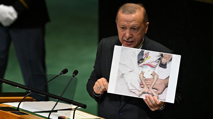 Cumhurbaşkanı Erdoğan'dan BM Genel Kurulu'nda tarihi konuşma: "Bu insanlığın dip noktasıdır" - Resim : 6