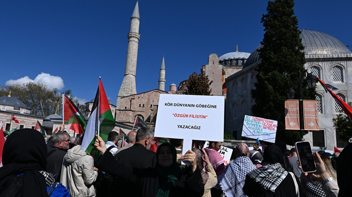 Türkiye Gazze için ayakta! İstanbul, Ankara ve İzmir'de Gazze'ye destek gösterisi... - Resim : 2