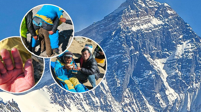 Everest’te imkansızı başardı! Altı gün ölüm bölgesinde kayboldu! Cenaze hazırlığı bile yapılmıştı! Mucize kurtuluş - Resim : 1