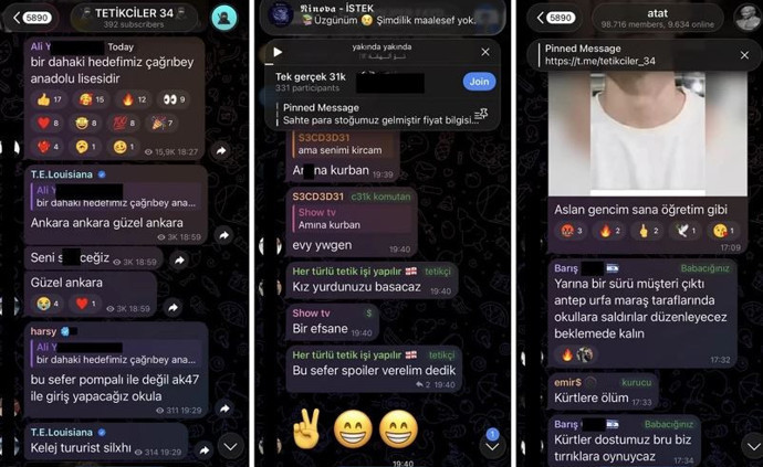 Telegram’da “C31K” skandalı! İlk kez tv100 ortaya çıkarmıştı! Tehdit, şantaj, zorbalık, istismar.. Bakanlık harekete geçti - Resim : 2