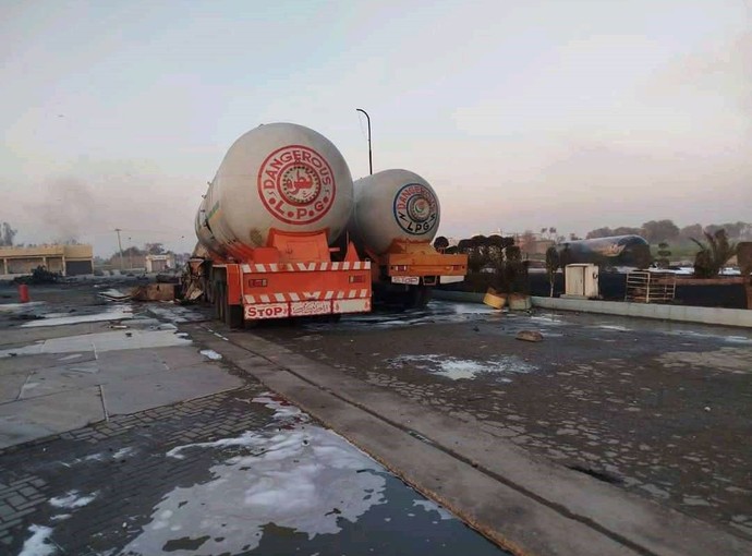 İki günde ikinci kez! LPG yüklü tanker patladı: Ölü ve yaralılar var - Resim : 2