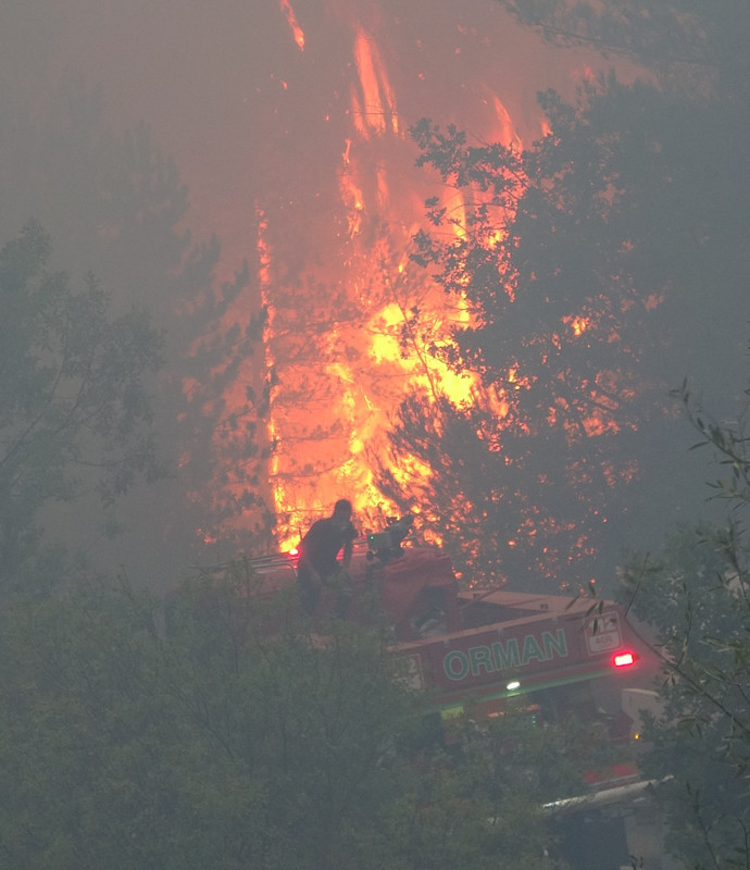 Karabük ve Kastamonu'da yangınlar mücadele! Kara yolu trafiğe kapatıldı: 9 köy tahliye edildi - Resim : 5