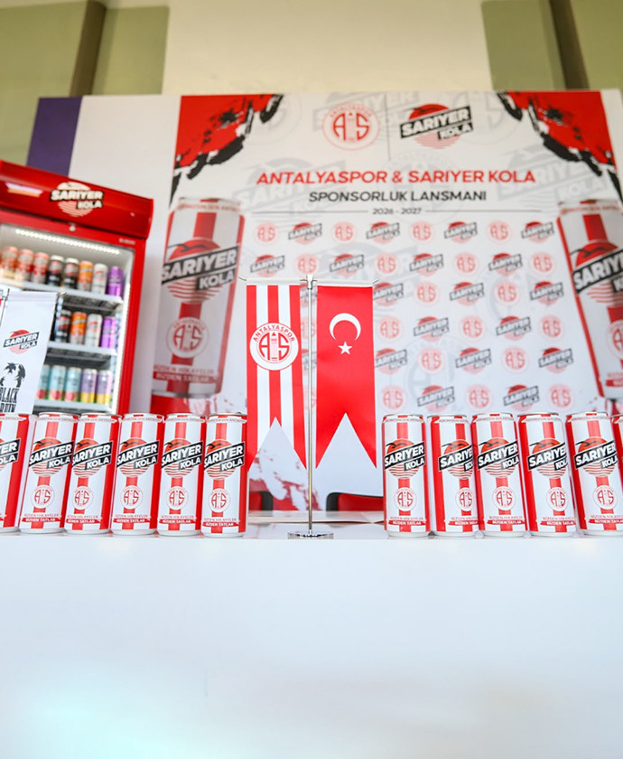 Sarıyer Kola, Antalyaspor’un resmî içecek sponsoru oldu! Özel koleksiyon satışa çıkacak - Resim : 2