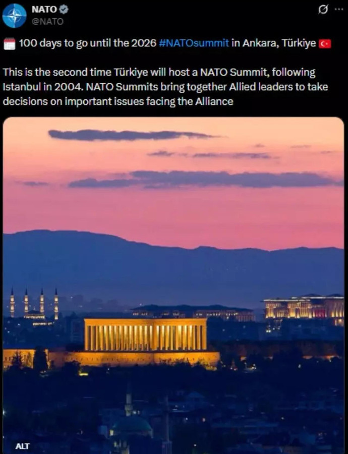 NATO'dan dikkat çeken Anıtkabir paylaşımı - Resim : 1