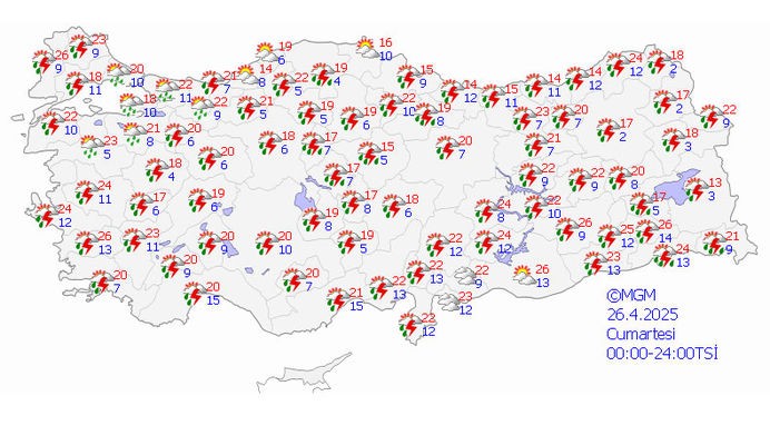 Meteoroloji'den kritik uyarı! Bu saatlere dikkat! Kuvvetli bir şekilde geliyor - Resim : 1