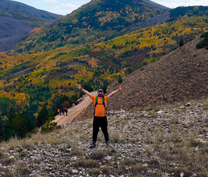 Gümüşhane’de dağlar tabloya döndü! Doğaseverler adeta bir sanat eseri içerisinde yolculuk yaptı - Resim: 6