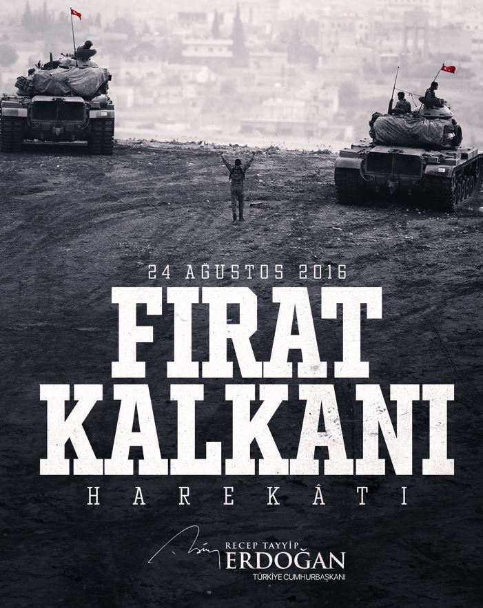 Cumhurbaşkanı Erdoğan'dan Fırat Kalkanı paylaşımı - Resim : 1