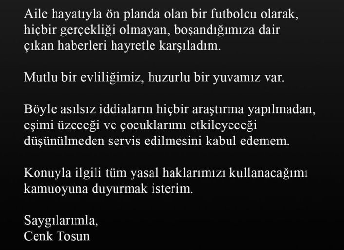 Eşinden boşandığı iddia edilmişti! Fenerbahçeli Cenk Tosun sessizliğini bozdu - Resim: 5