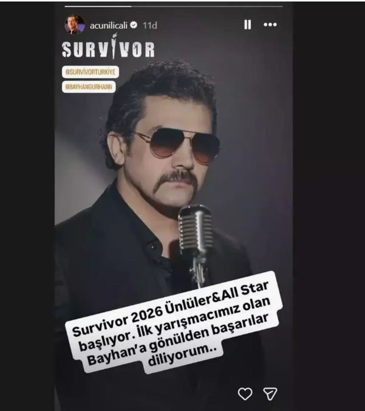 Survivor 2026'nın ilk yarışmacısı Bayhan olmuştu! Acun Ilıcalı'dan yeni açıklama geldi - Resim: 2