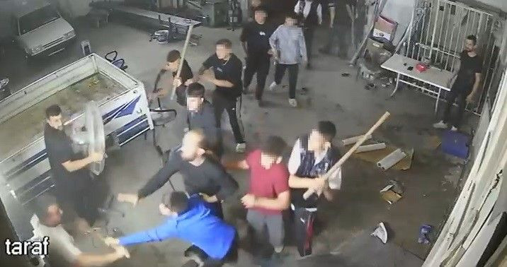 Kavga değil meydan savaşı! O anlar kamerada - Resim: 4