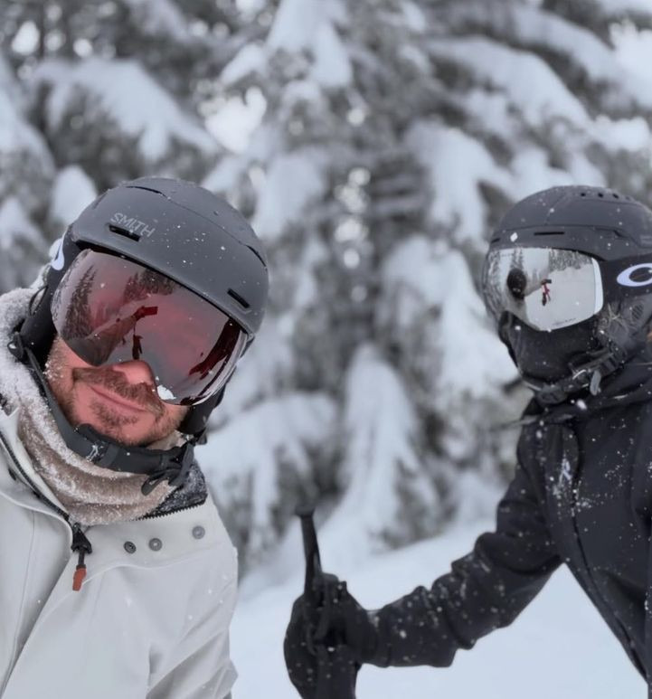 David Beckham ve kızı Harper kayak tatilinden paylaştı! - Resim: 3