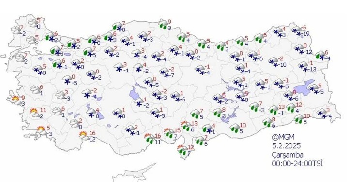 Soğuk hava dalgası geldi: Kar yolda! İşte il il hava tahmin raporu - Resim: 2